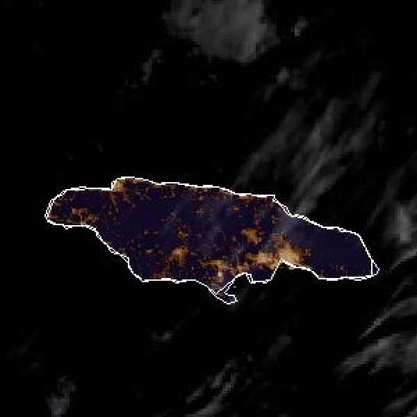 météo tropicale : Image satellite .