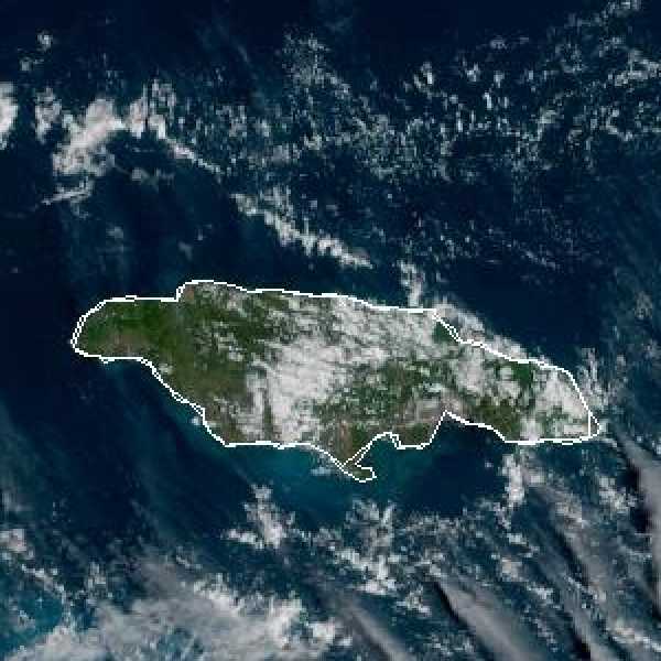 météo tropicale : Image satellite .