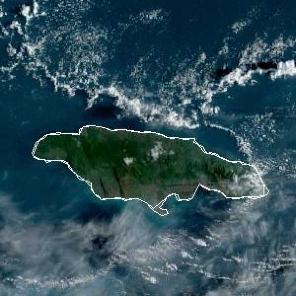 météo tropicale : Image satellite .