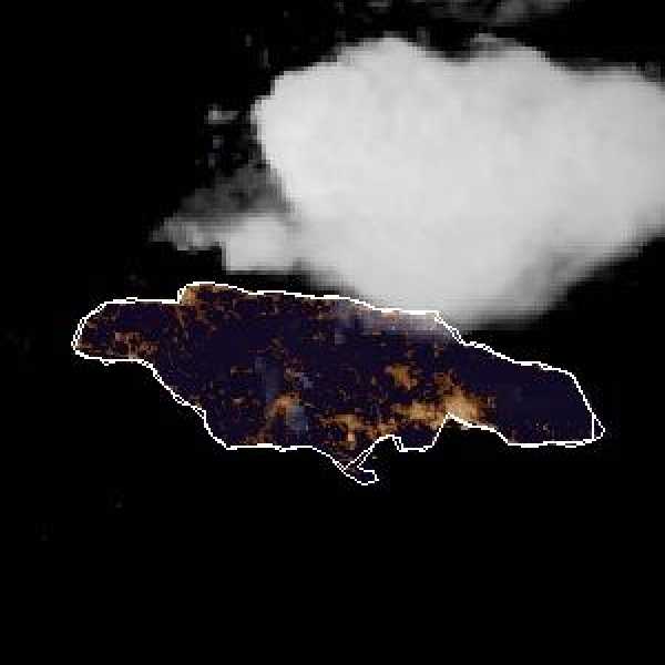 météo tropicale : Image satellite .