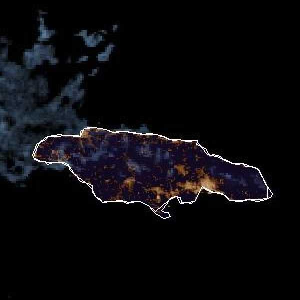 météo tropicale : Image satellite .
