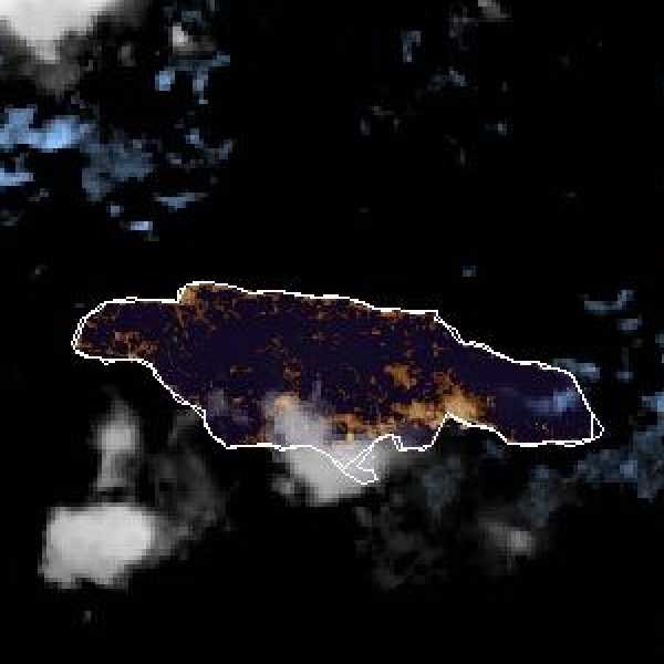 météo tropicale : Image satellite .