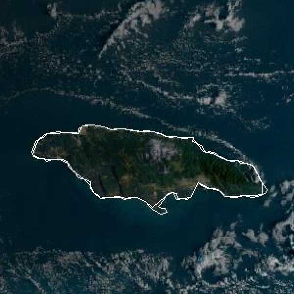 météo tropicale : Image satellite .