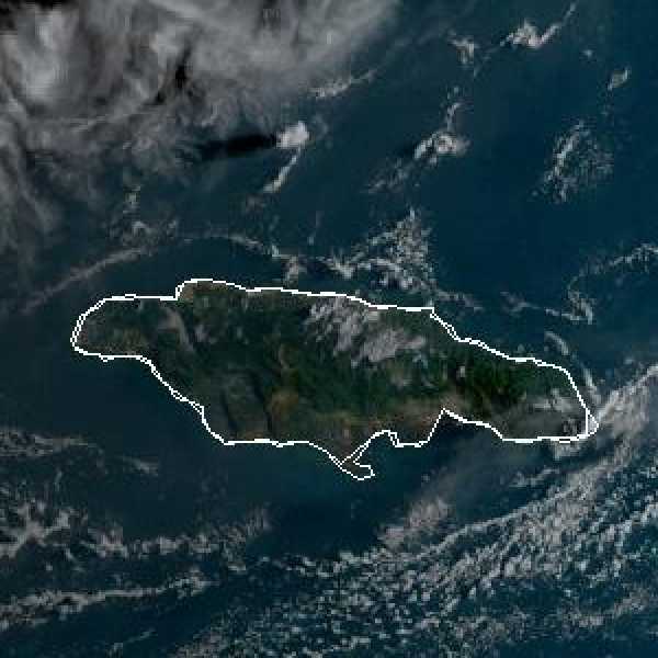 météo tropicale : Image satellite .