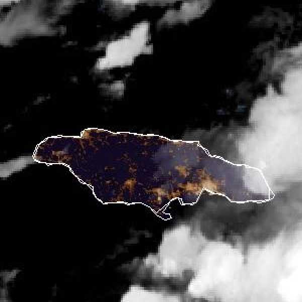 météo tropicale : Image satellite .
