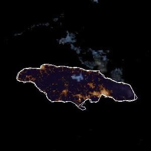 météo tropicale : Image satellite .