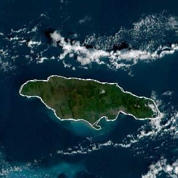 météo tropicale : Image satellite .