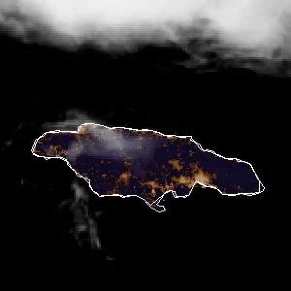 météo tropicale : Image satellite .
