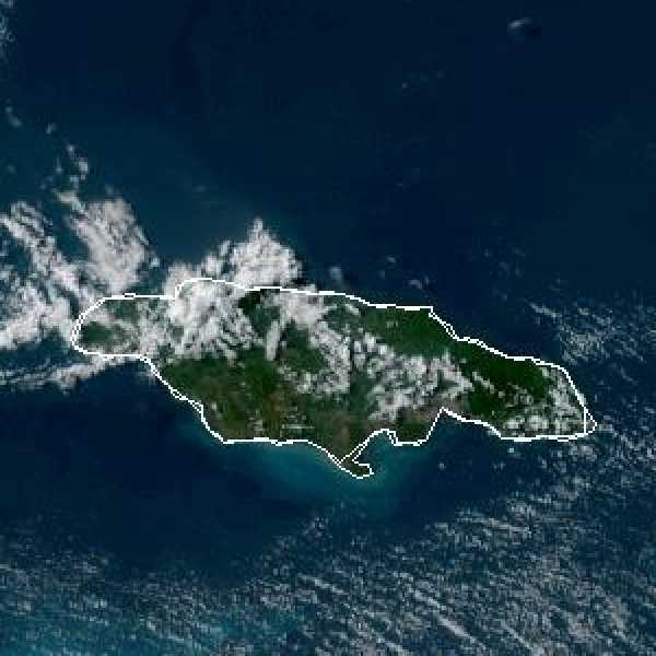 météo tropicale : Image satellite .