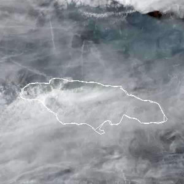météo tropicale : Image satellite .