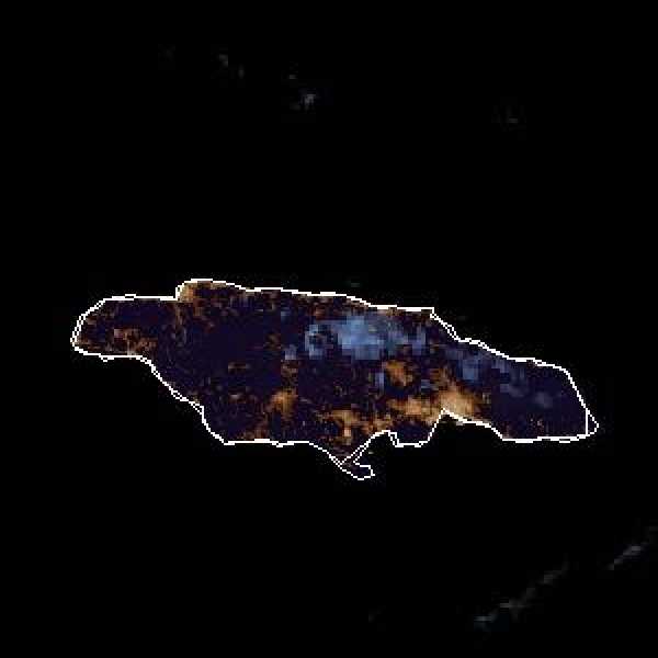 météo tropicale : Image satellite .