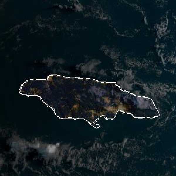 météo tropicale : Image satellite .