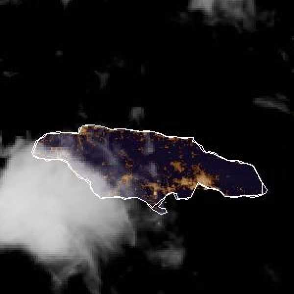 météo tropicale : Image satellite .