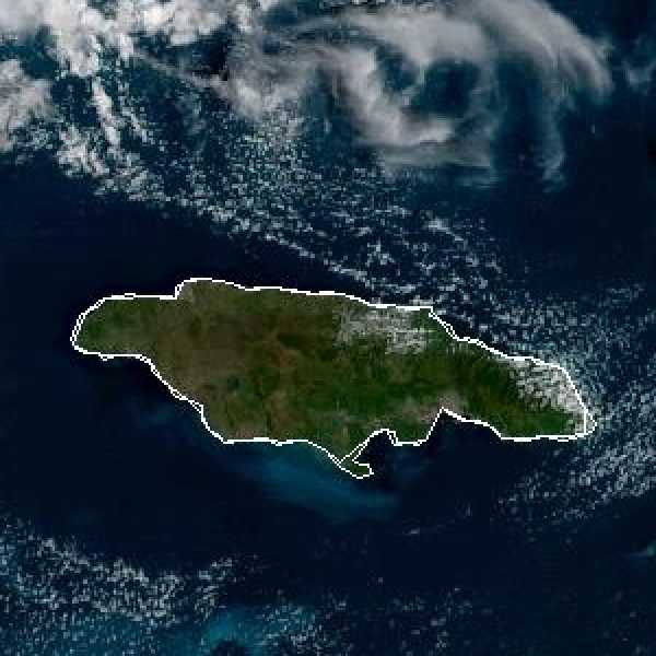 météo tropicale : Image satellite .