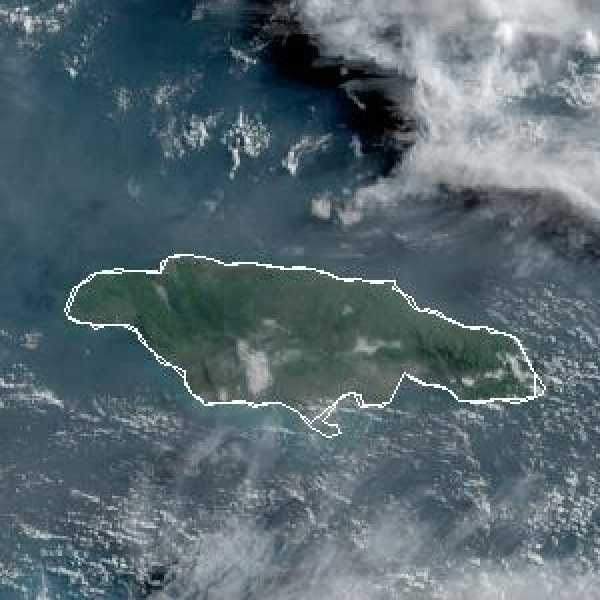 météo tropicale : Image satellite .