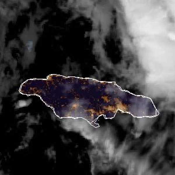 météo tropicale : Image satellite .