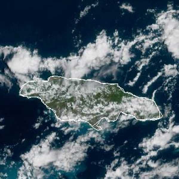 météo tropicale : Image satellite .