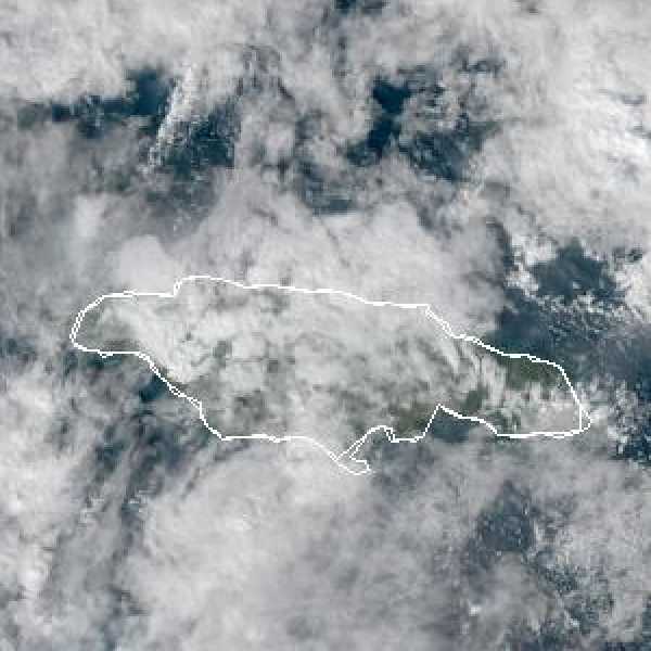 météo tropicale : Image satellite .