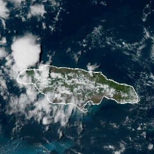 météo tropicale : Image satellite .