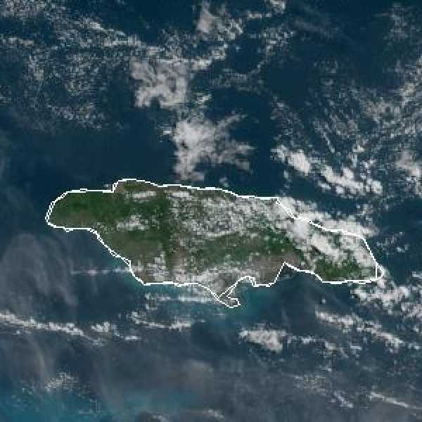 météo tropicale : Image satellite .
