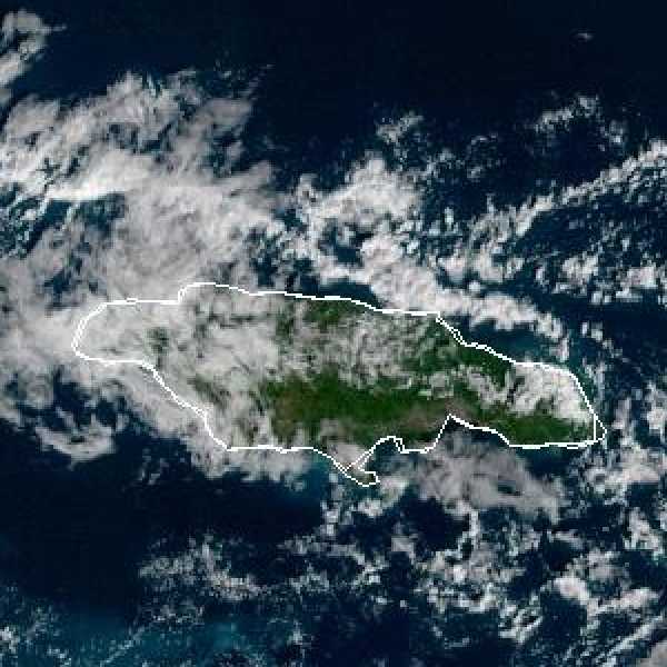 météo tropicale : Image satellite .