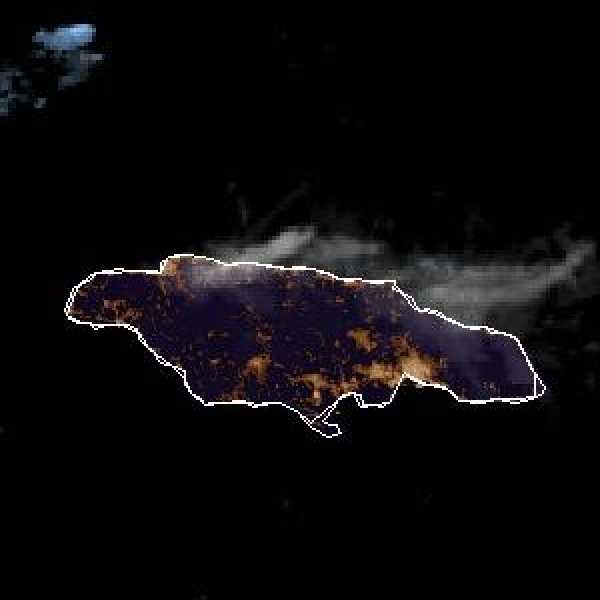 météo tropicale : Image satellite .