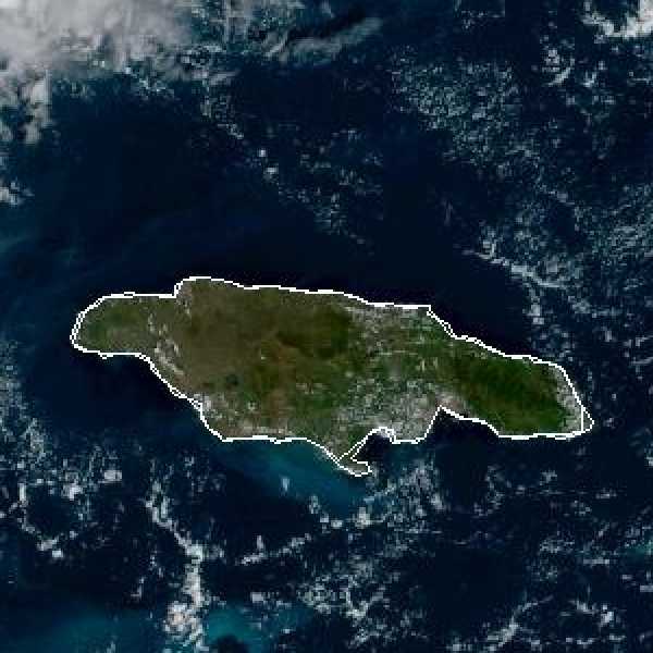 météo tropicale : Image satellite .