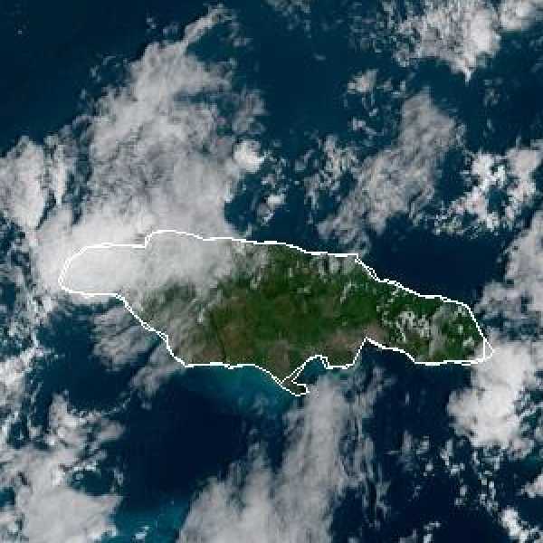 météo tropicale : Image satellite .