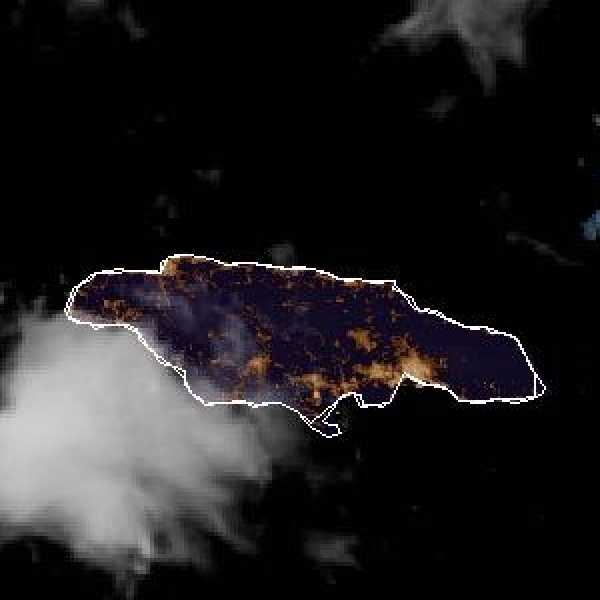 météo tropicale : Image satellite .