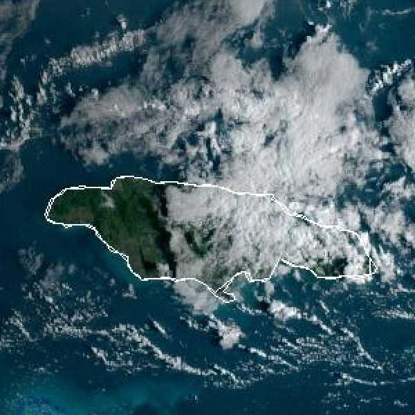 météo tropicale : Image satellite .