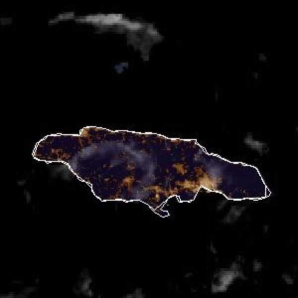 météo tropicale : Image satellite .