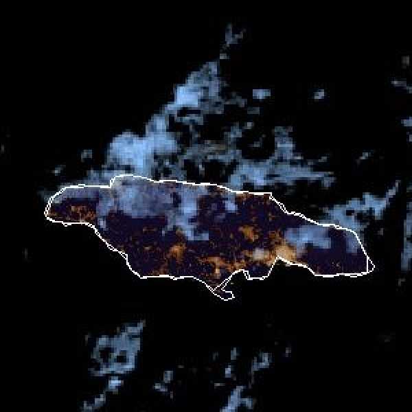 météo tropicale : Image satellite .