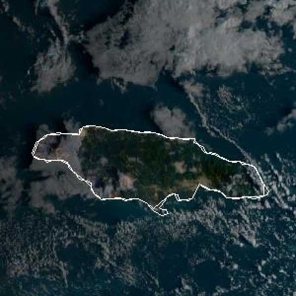 météo tropicale : Image satellite .