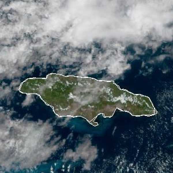 météo tropicale : Image satellite .