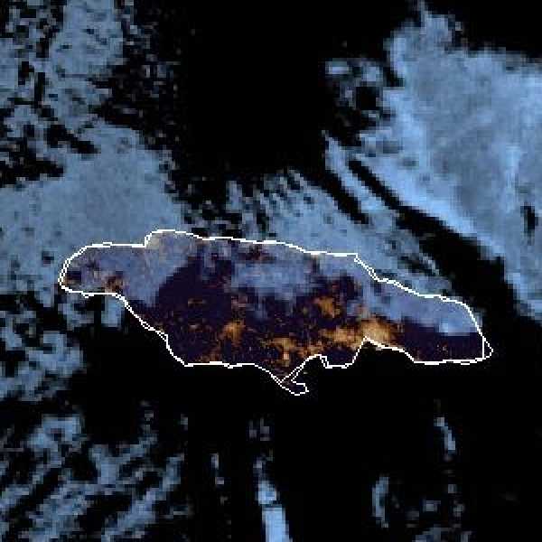 météo tropicale : Image satellite .