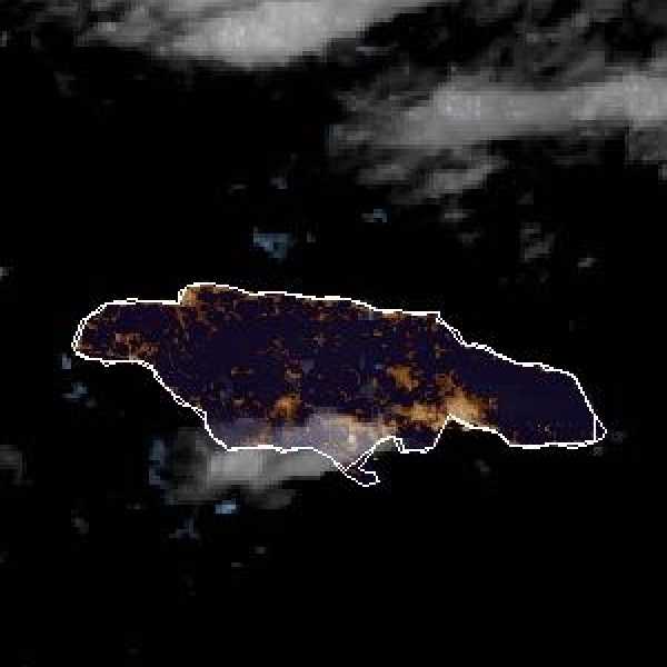 météo tropicale : Image satellite .