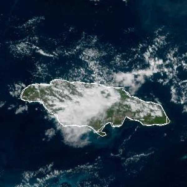 météo tropicale : Image satellite .