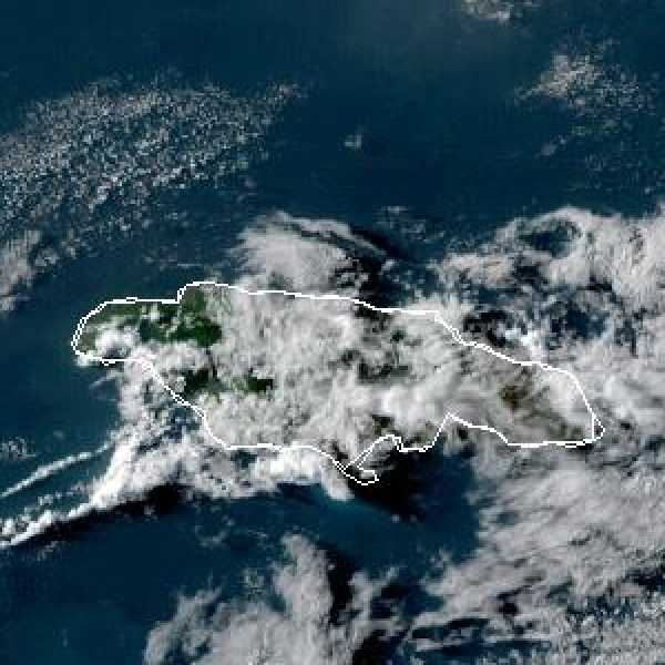 météo tropicale : Image satellite .