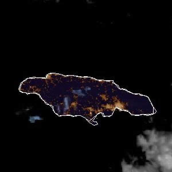 météo tropicale : Image satellite .