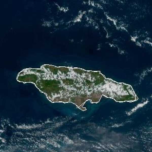 météo tropicale : Image satellite .