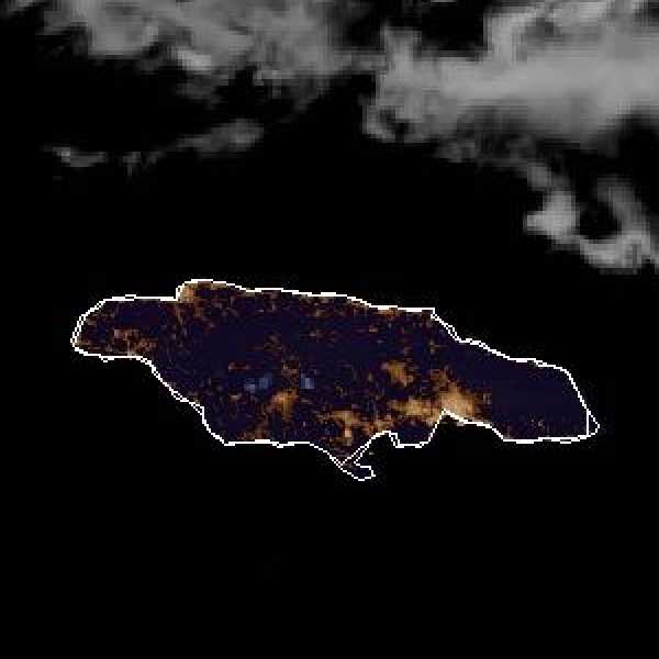 météo tropicale : Image satellite .