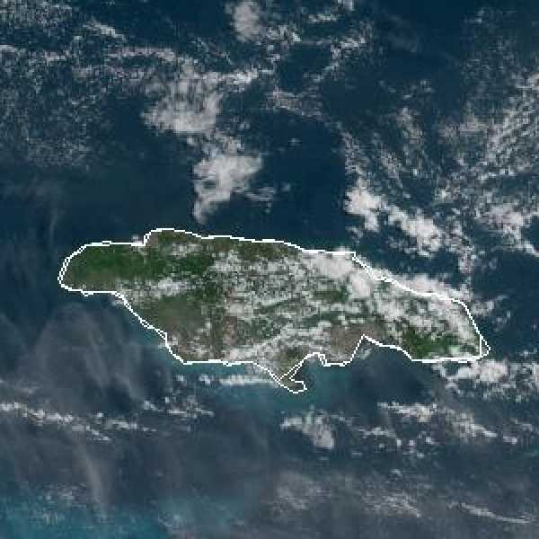 météo tropicale : Image satellite .