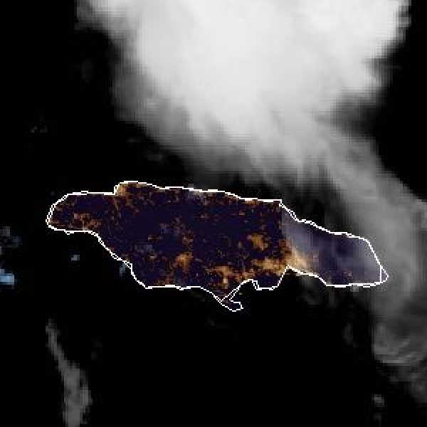 météo tropicale : Image satellite .