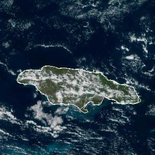 météo tropicale : Image satellite .