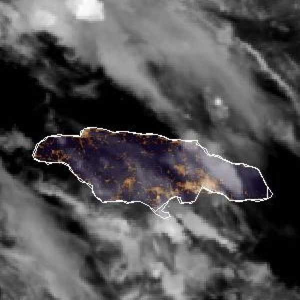 météo tropicale : Image satellite .