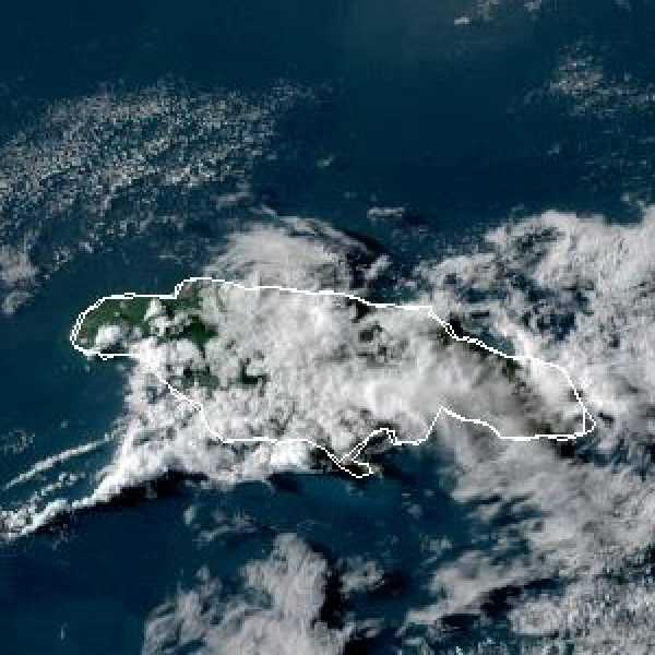 météo tropicale : Image satellite .