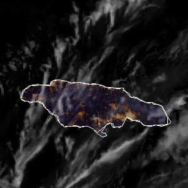 météo tropicale : Image satellite .