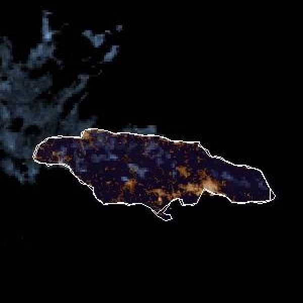 météo tropicale : Image satellite .