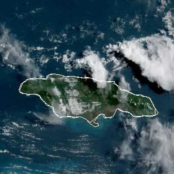 météo tropicale : Image satellite .