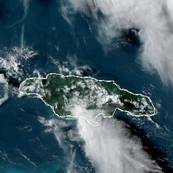 météo tropicale : Image satellite .